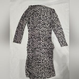 Jennifer Lopez Leopard Body-con Dress Size Small.